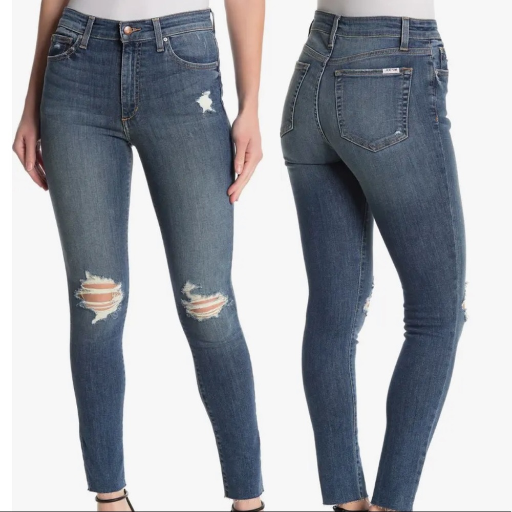 Joe’s Jeans High Rise Skinny Ankle Distressed